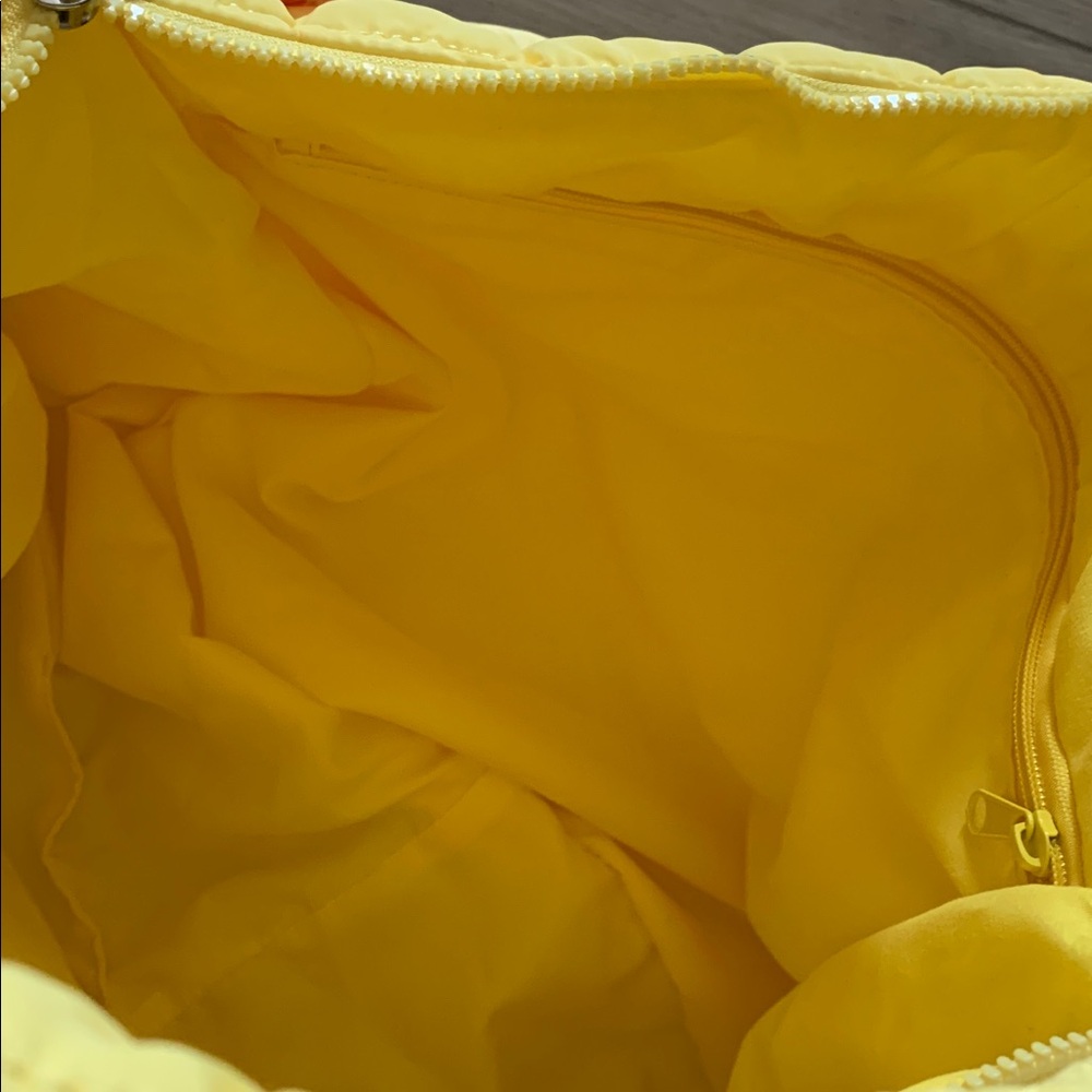 FP MOVEMENT Quilted Carryall Bag Sour Citrus Yellow NWT - Picture 10 of 10